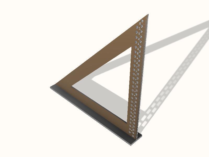 Équerre 3D Multi-Angle Pour Menuisier - 22.5° à 90° - Précision 0.1mm - Aluminium Rouge